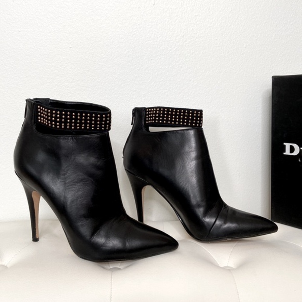 DUNE LONDON LEATHER ANKLE BOOT SZ 9